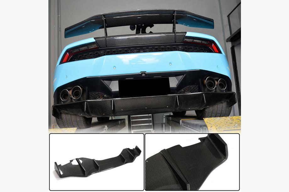 Lamborghini Huracan 2014– Achterbumper diffuser V1 (Carbon) Image
