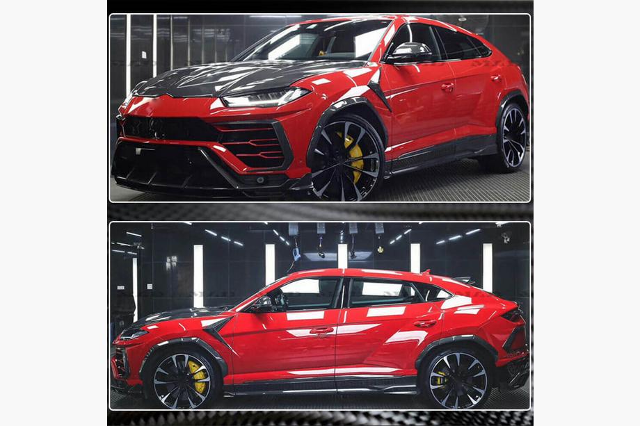 Lamborghini Urus 2018– Wielkastlijsten (dry carbon) Foto 5