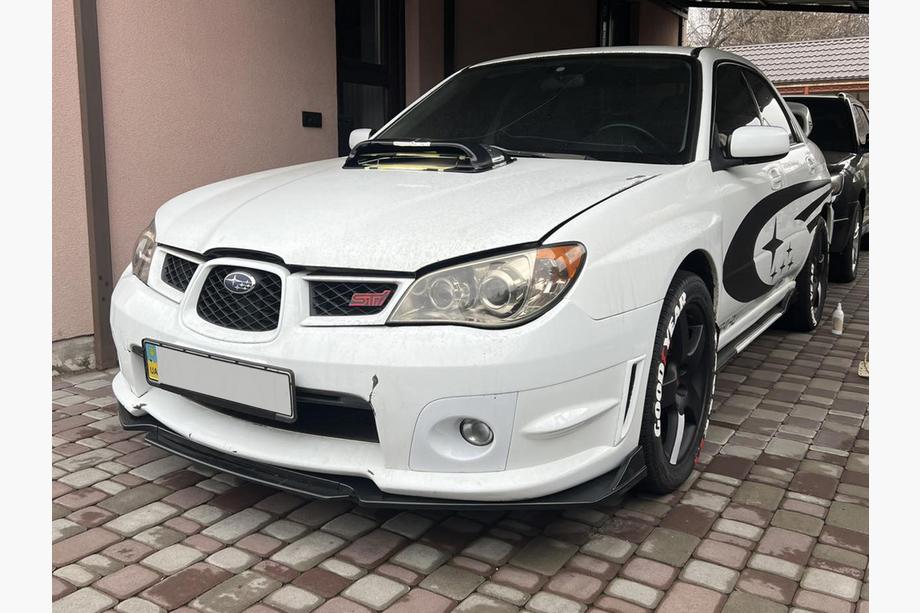 Subaru Impreza 2000–2007 Voorbumper lipspoiler Niken Black (ABS) Foto 5