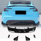 Tesla Model 3 2017– Achterbumper diffuser ABS V6 foto 1