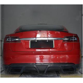 Achterbumper diffuser V1 (2012-2016, carbon) foto 3
