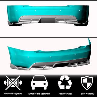 Achterbumper diffuser (2021+, carbon) foto 2