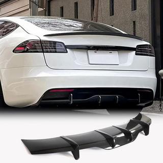 Achterbumper diffuser (voor Plaid 2021+, carbon) foto 1