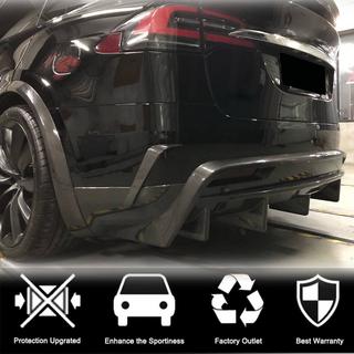 Achterbumper diffuser (2015-2021, Carbon) foto 3