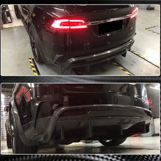 Achterbumper diffuser (2015-2021, Carbon) foto 4