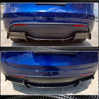 Tesla Model Y 2020– Achterbumper diffuser dry carbon V1 (2019-2021) foto 4