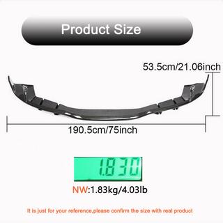 Achterbumper diffuser V1 (2020-2025, Carbon) foto 3