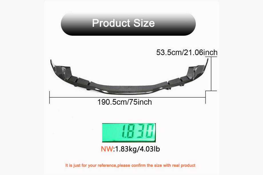 Tesla Model Y 2020– Achterbumper diffuser V1 (2020-2025, Carbon) Foto 3