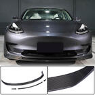 Tesla Model 3 2017– Frontbumper lipspoiler Lip V2 (2017-2023, carbon) foto 1