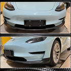Tesla Model 3 2017– Frontbumper lip Lip V7 (2017-2023, carbon) foto 3