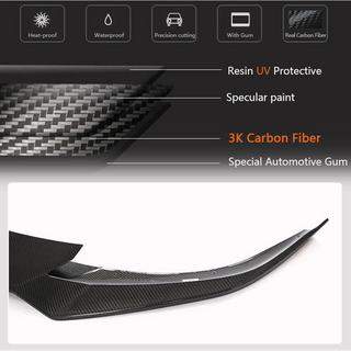 Voorbumper lipspoiler Lip V1 (2021+, Carbon) Tesla Model S 2012– foto 3