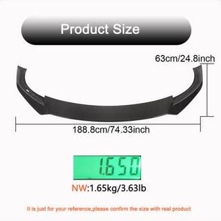 Voorbumper lipspoiler Lip V1 (2021+, Carbon) Tesla Model S 2012– foto 4
