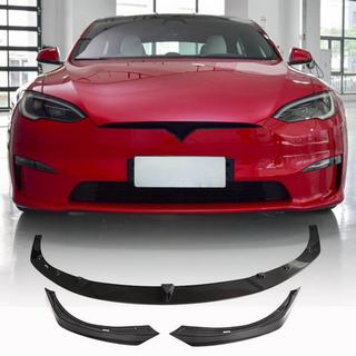 Frontlip spoiler Lip V2 (2021+, Carbon) Tesla Model S 2012– foto 1
