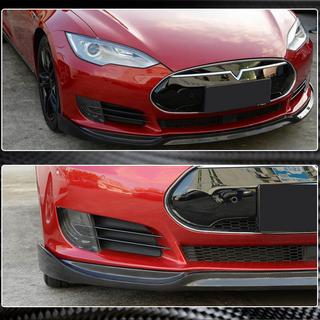Frontsplitter voorbumper Lip V1 (2012-2016, Carbon) Tesla Model S 2012– foto 3