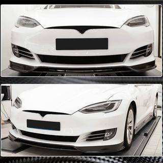 Front bumper lip (2016-2021, Carbon) Tesla Model S 2012– foto 3