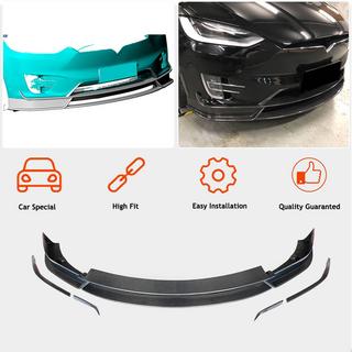 Voorbumper lipspoiler Lip (2015-2021, Carbon) Tesla Model X 2015– foto 2