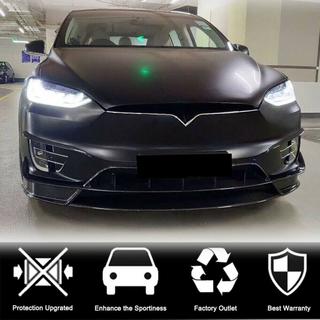 Voorbumper lipspoiler Lip (2015-2021, Carbon) Tesla Model X 2015– foto 3