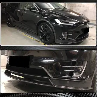 Voorbumper lipspoiler Lip (2015-2021, Carbon) foto 4