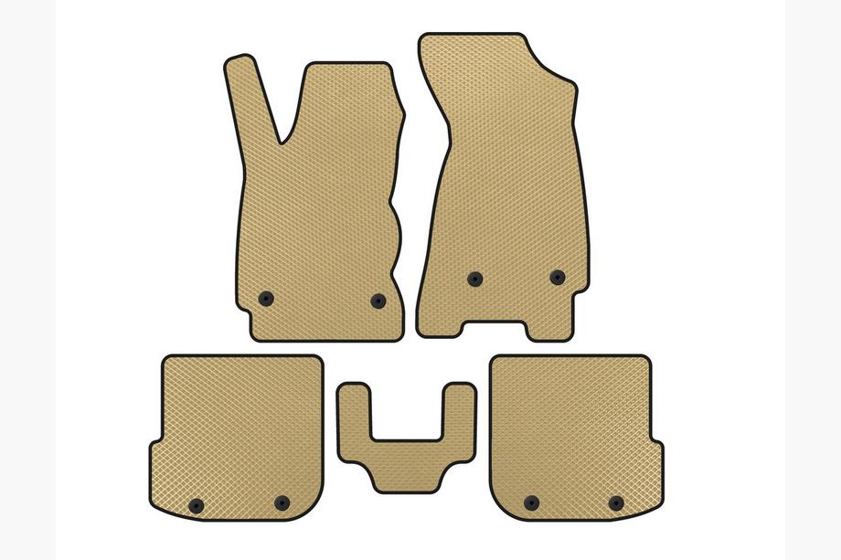 Audi A4 B5 1994–2001 EVA automatten (Sedan, beige) Image