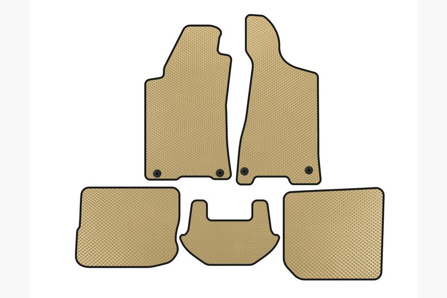 Audi 80/90 1987–1996 EVA automatten voor interieur (1991-1996, Sedan, Beige) Image