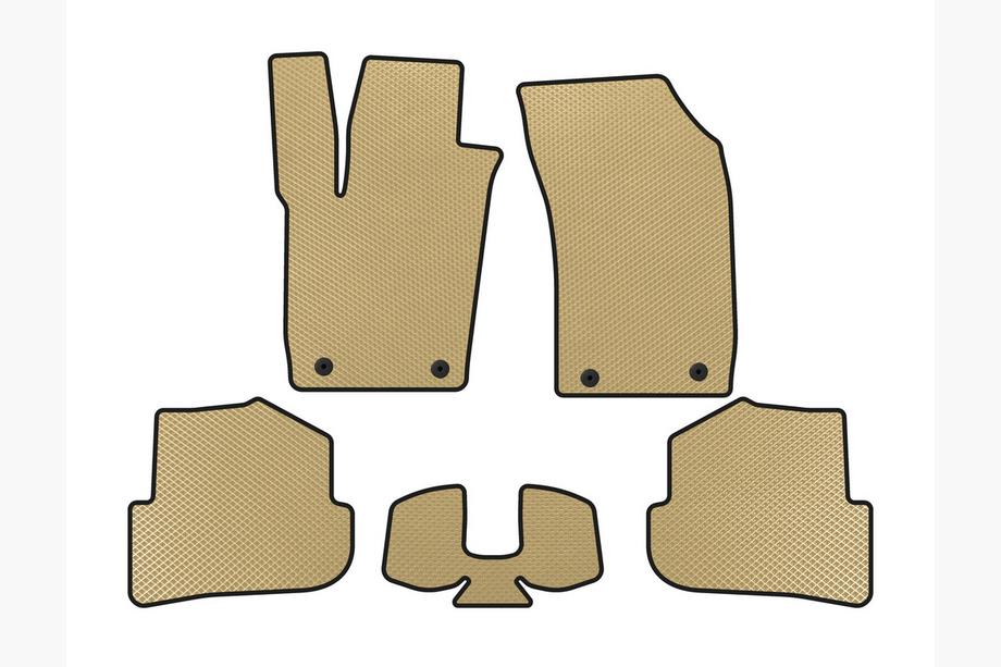 Audi A1 2010–2018 EVA automatten (HB, 3-deurs, beige) Image