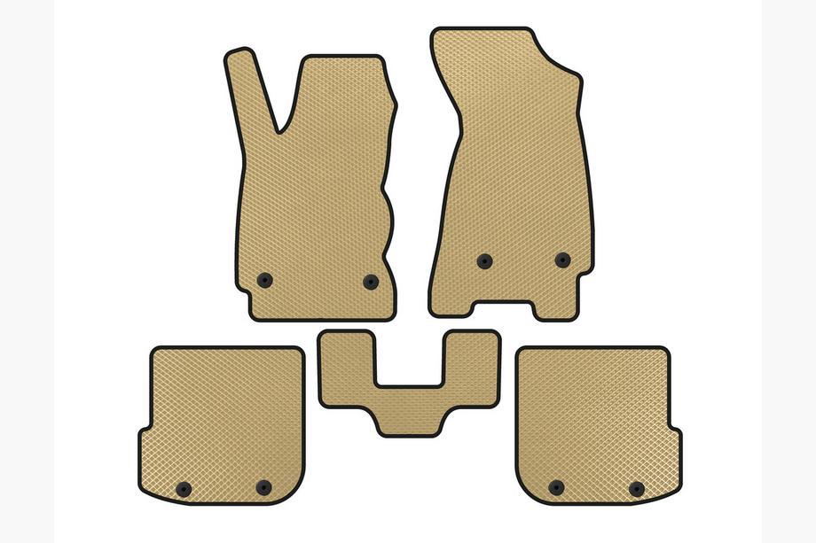 Audi A4 B5 1994–2001 EVA automatten (Avant, Beige) Image
