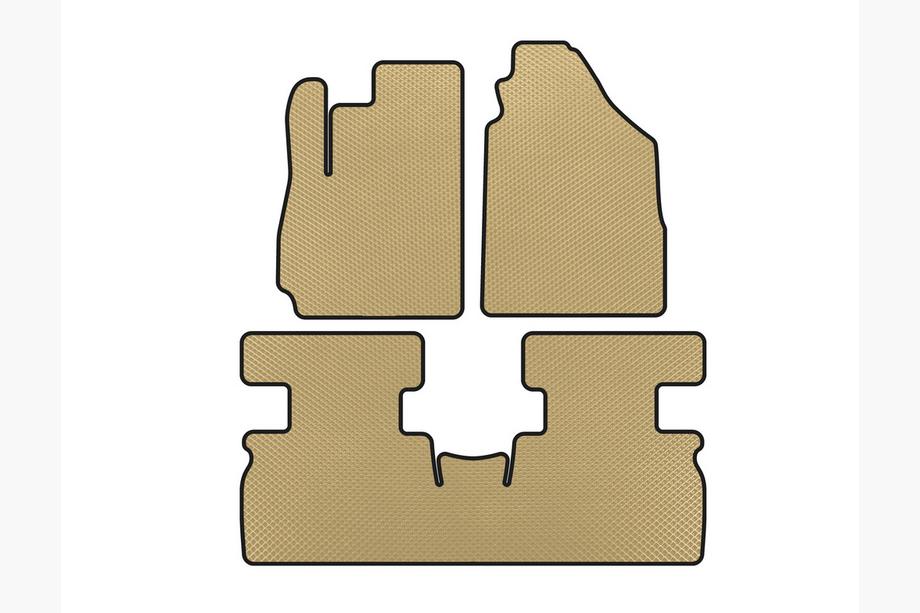 Jetour X70 2018– EVA automatten (2 rijen, beige) Image