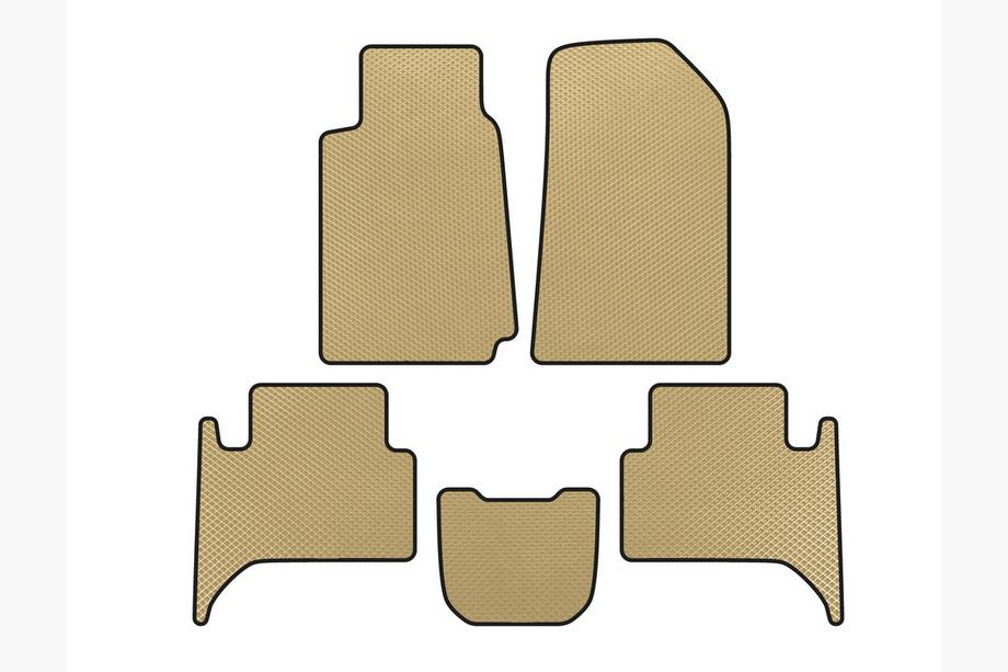 Chevrolet Trailblazer 2012–2019 EVA automatten (2 rijen, beige) Image