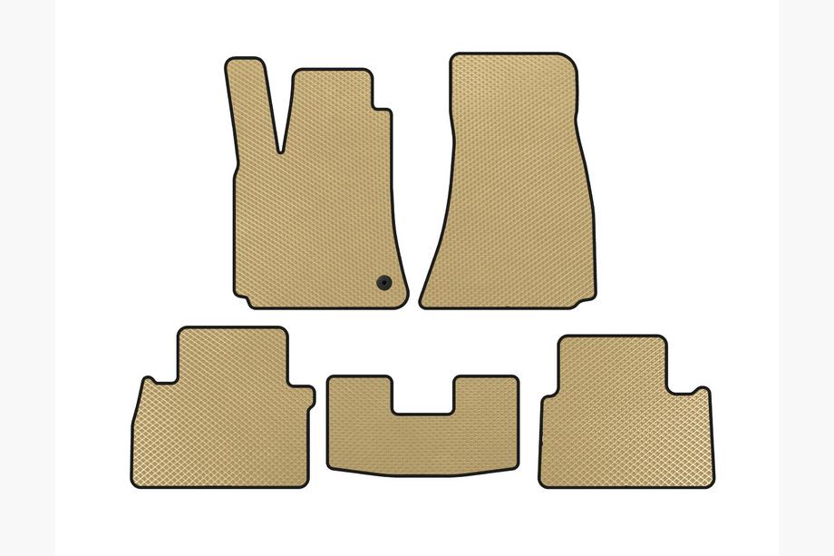 Chrysler C300 2004–2011 EVA vloermatten (SD, Beige) Image