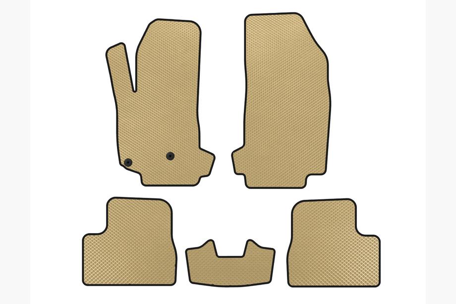 Citroen DS-3 2009–2016 EVA automatten V-2 (Beige) Image