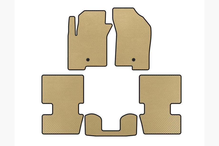 Dodge Caliber 2006–2011 EVA automatten (HB, Beige) Image