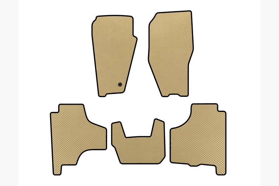 Dodge Nitro 2006–2011 EVA automatten (Beige) Image