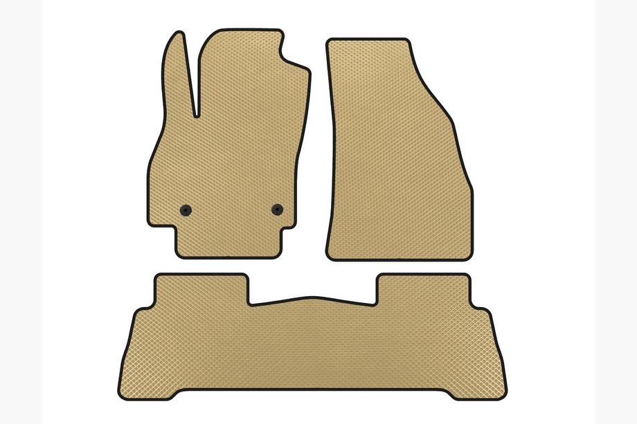 Fiat Fiorino/Qubo 2008–2024 EVA vloermatten voor interieur (voor Fiorino, beige) Image