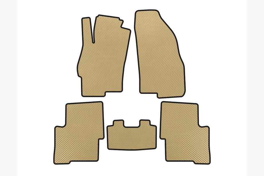 Fiat Linea 2006–2018 EVA vloermatten (SD, Beige) Image