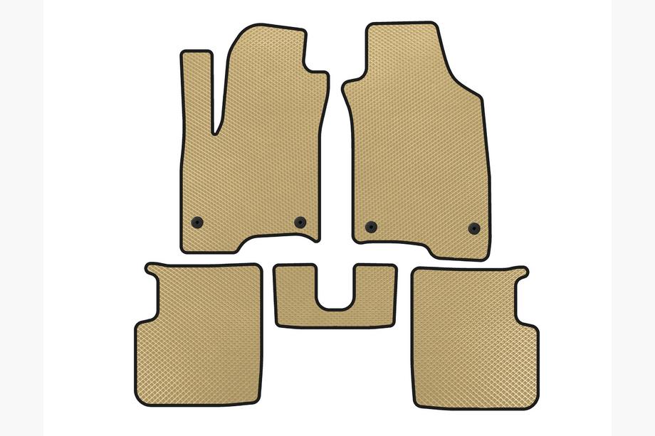 Fiat Panda 2011–2023 EVA automatten (Beige) Image