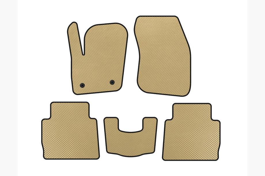 Ford Fusion 2012–2020 EVA vloermatten (SD, Beige) Image