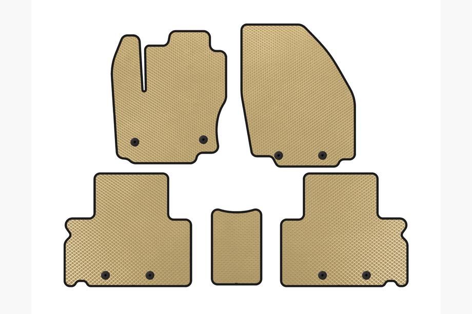 Ford S-Max 2007–2014 EVA automatten (Beige) Image