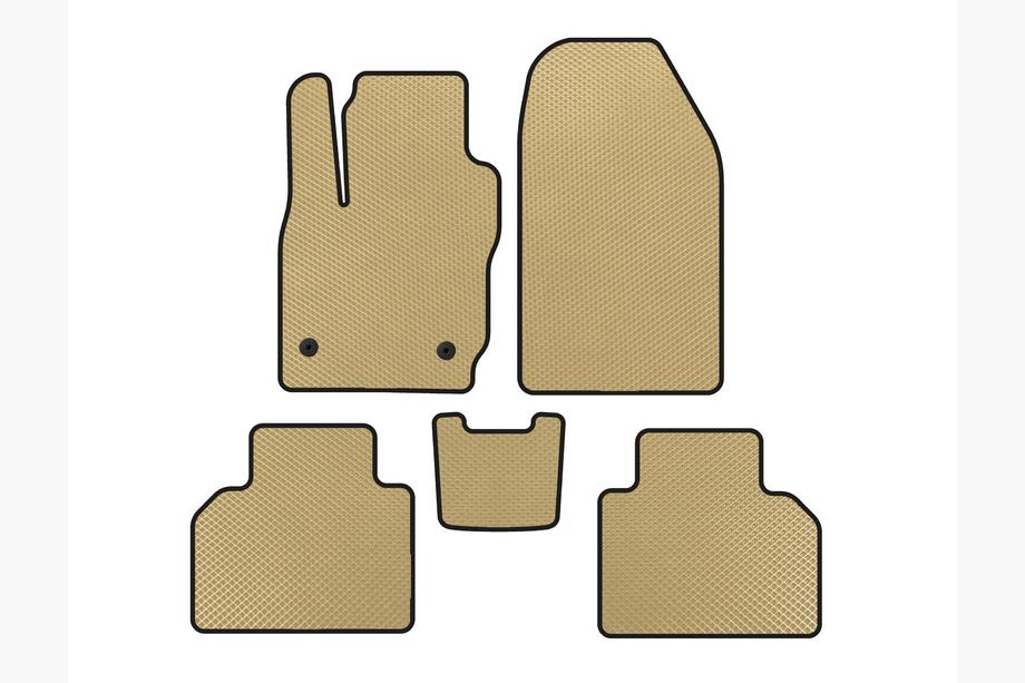 Ford Courier 2014–2023 EVA automatten (Beige) Image