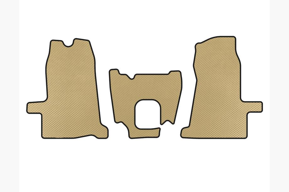 Ford Transit 2000–2014 EVA vloermatten (2000-2006, 1+1, handgeschakeld, beige) Image