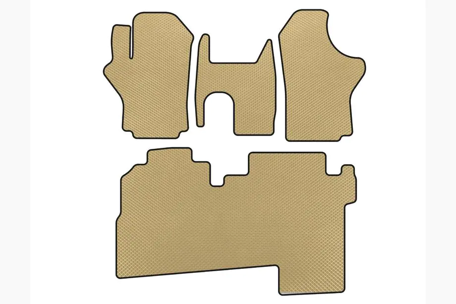 Hyundai H200, H1, Starex 1998–2007 EVA automatten (2004-2007, 2 rijen, 8-zits, beige) Foto 1