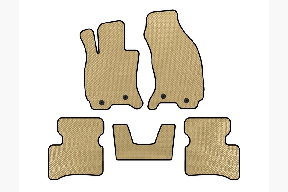 Jaguar X-Type 2001–2009 EVA automatten (SD, gaspedaal vanaf de vloer, beige) Image