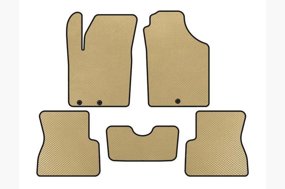 Kia Picanto 2011–2016 EVA automatten (Beige) Image