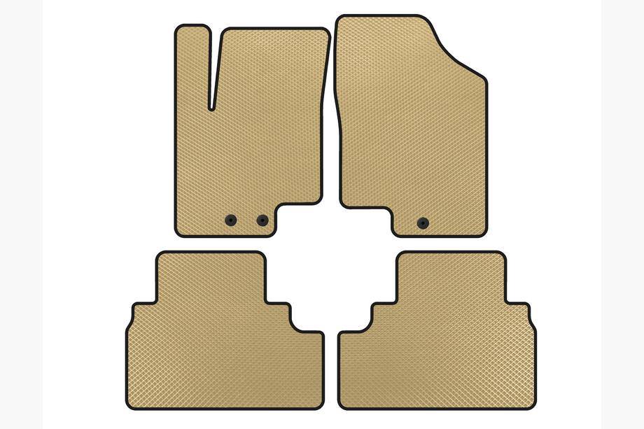 Kia Venga 2010–2019 EVA automatten (Beige) Image