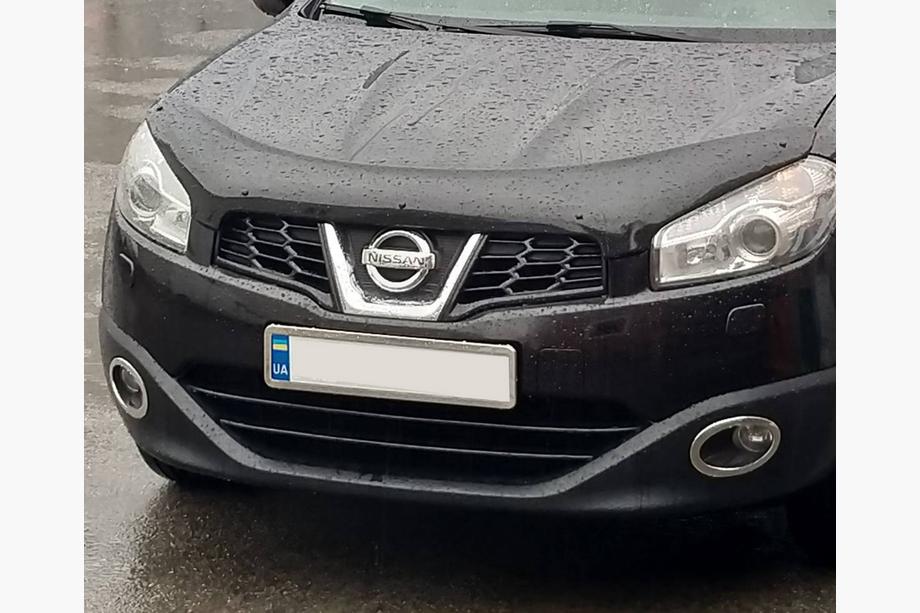 Nissan Qashqai 2010–2014 Mistlampomlijsting alleen buitenzijde (2 stuks, RVS) Foto 2