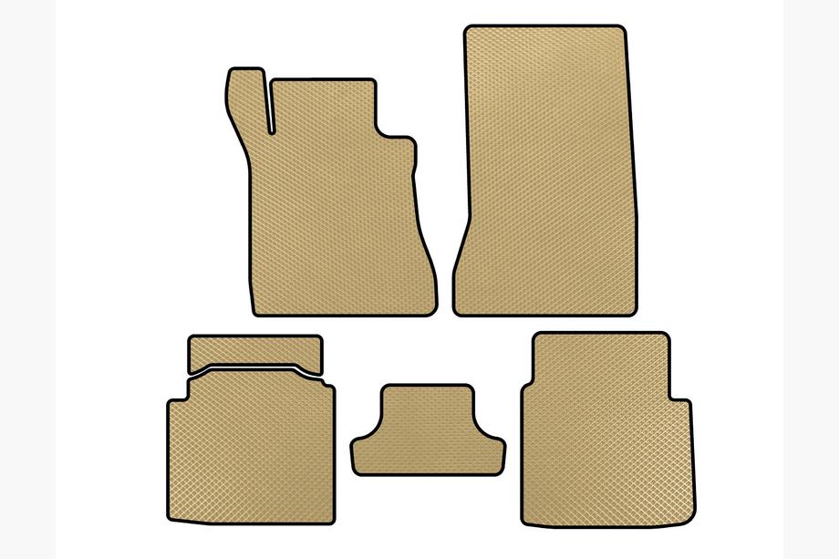 Mercedes S-klasse W126 1979–1991 EVA automatten (SD, korte wielbasis, beige) Image