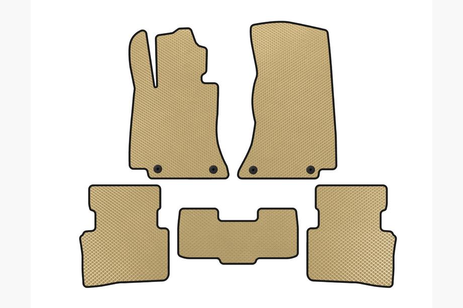 Mercedes C-klasse W206 2022– EVA vloermatten (SD, Beige) Image