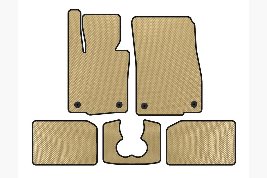 Mini Cooper F55/56/57 2014–2023 EVA automatten (voor S F55, 5-deurs, beige) Image