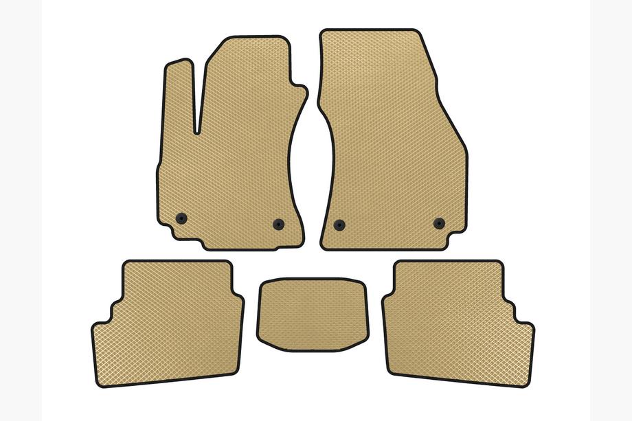 Opel Zafira A 1998–2005 EVA automatten (2 rijen, 2003-2005, 7-zits, beige) Image