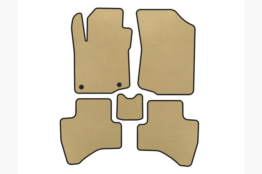 Peugeot 107 2005–2014 EVA automatten (HB, Beige) Image