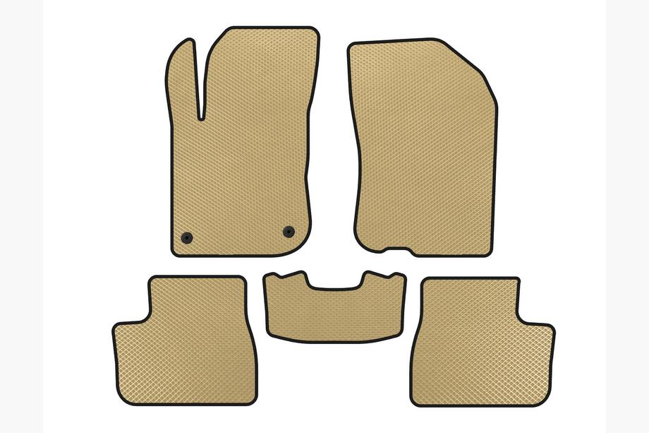 Peugeot 208 2012–2019 EVA automatten (Beige) Image